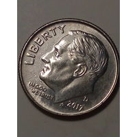 10 центов  США 2017 D  год