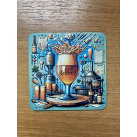 Подставка под пиво ресторана-пивоварни "Ракаўскi Бровар" /Минск/ No 23