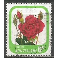 Новая Зеландия. Цветы. Роза Кейт. 1975г. Mi#672.