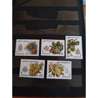 1980 СССР флора чистая полная серия MNH** (сф-1)