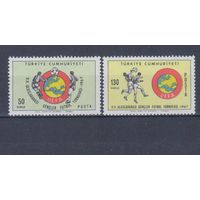 [1809] Турция 1967. Спорт.Футбол. СЕРИЯ MNH