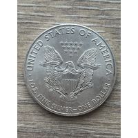 Монета США Серебряный орел номиналом 1 доллар