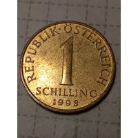 1 шиллинг  Австрия 1998 год
