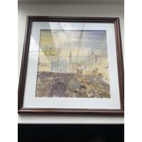 Cтарый Витебск акварель В. Вишневский