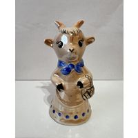 АУКЦИОН не с рубля без МПЦ.  РЕДКАЯ! Статуэтка фарфоровая "Коза" ДФЗ