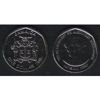 Ямайка km189 1 доллар 2015 год (_4 ТОРГ ЛЮБОЙ