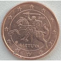 Литва 1 евроцент 2015 г.