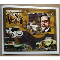 Марка Чад 2000 г., Посвящение Карлу Бенц -- основателю компании, ранние выпуски автомобилей