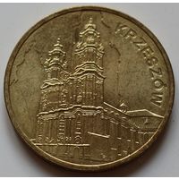 Польша 2 злотых 2010 год "Памятники Польши - Кшешув"