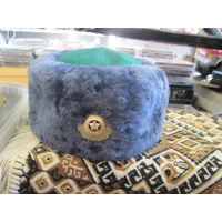 Шапка зимняя женская пограничная, размер 58.