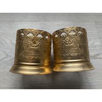 Подстаканники пара 100 летие Ленина