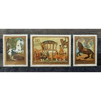 Лихтенштейн 1978г. Серия из 3 марок. Искусство. **