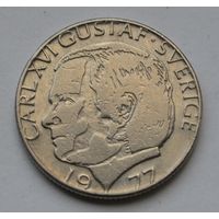 Швеция, 1 крона 1977 г.