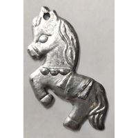 Елочная игрушка СССР пластик. Лошадка