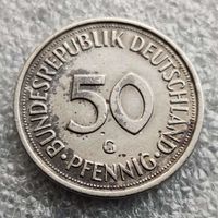 Германия 50 пфеннигов 1975 г.