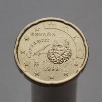 Испания 20 евроцентов 1999 (1-й тип )
