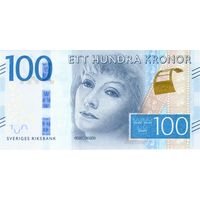 Швеция 100 крон образца 2016 года UNC p71b