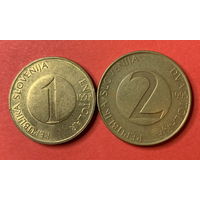 Словения, 2 монеты