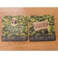 Подставка под пиво "Zatecky Gus" No 1 /Беларусь/