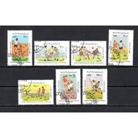 Чемпионат мира по футболу в Мексике Афганистан 1986 год серия из 7 марок