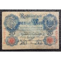 20 марок Германия 1910 г.