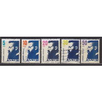 Теодор Герцль Известные  Люди Личности Израиль 1986 год лот 15  менее 2,5 % от катлога по курсу 3 р серия без первыз 3 марок