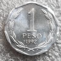 Чили 1 песо  1992 г.