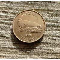 Werty71 Финляндия 5 марок 1995 Нерпа