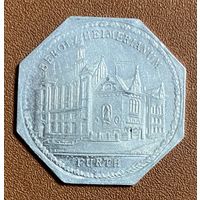 Германия Нюрнберг нотгельд 20 пфеннигов 1919 .Берольц Хеймерианум. трамвайный жетон