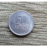 Werty71 Бразилия 50 сентаво 1994