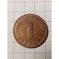 1 пфенниг ФРГ 1984 G год