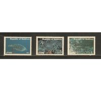 Мальдивы-1980(Мих.919-921) , **  , Морская  Фауна , Рыбы, Черепахи (полная серия)
