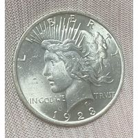 Монета США 1 доллар 1923 "Мирный доллар"