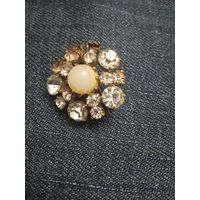 Брошь. Винтаж. Чехословакия.