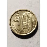 5 песет 1999 года Испания, отличная, в блеске!
