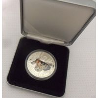 Остров Ниуэ, 1 доллар 2010 года /Бабочки - Аполлон (parnassius apollo) тираж 8.000 шт.