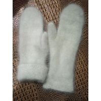 Варежки из собачьей шерсти