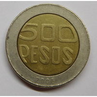 Колумбия 500 песо 2005 г
