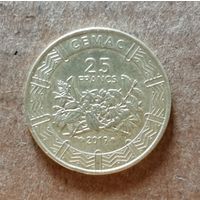 Центральная Африка (BEAC) 25 франков, 2019 г., KM# 20