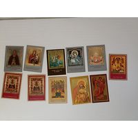 Православные  карманные календари. комплект 12 шт 1991-1993
