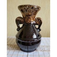 Ваза/амфора, обливная керамика, винтаж.