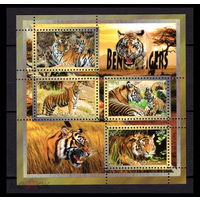 СЕРИЯ Блоков кошки собаки тигры  фауна  MNH