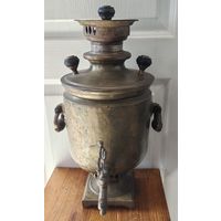 Самовар старинный на углях