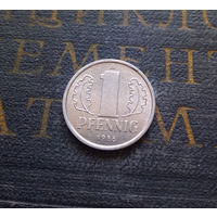 1 пфенниг 1986 (A) Германия ГДР #21 AU