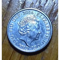 Великобритания, 5 пенсов 2016 года