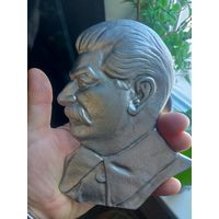 Барельеф Сталин , металл