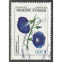 Аргентина. Цветы. Колокольчик. 1989г. Mi#1982.