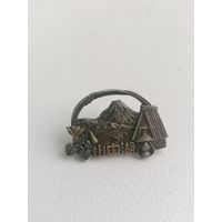 Знак вулкан Фудзи, Япония, тяжёлый