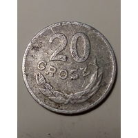 20 грошей Польша 1962 год.