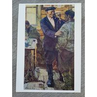1960. соцреализм. Веселова. Портрет председателя колхоза Долгова
